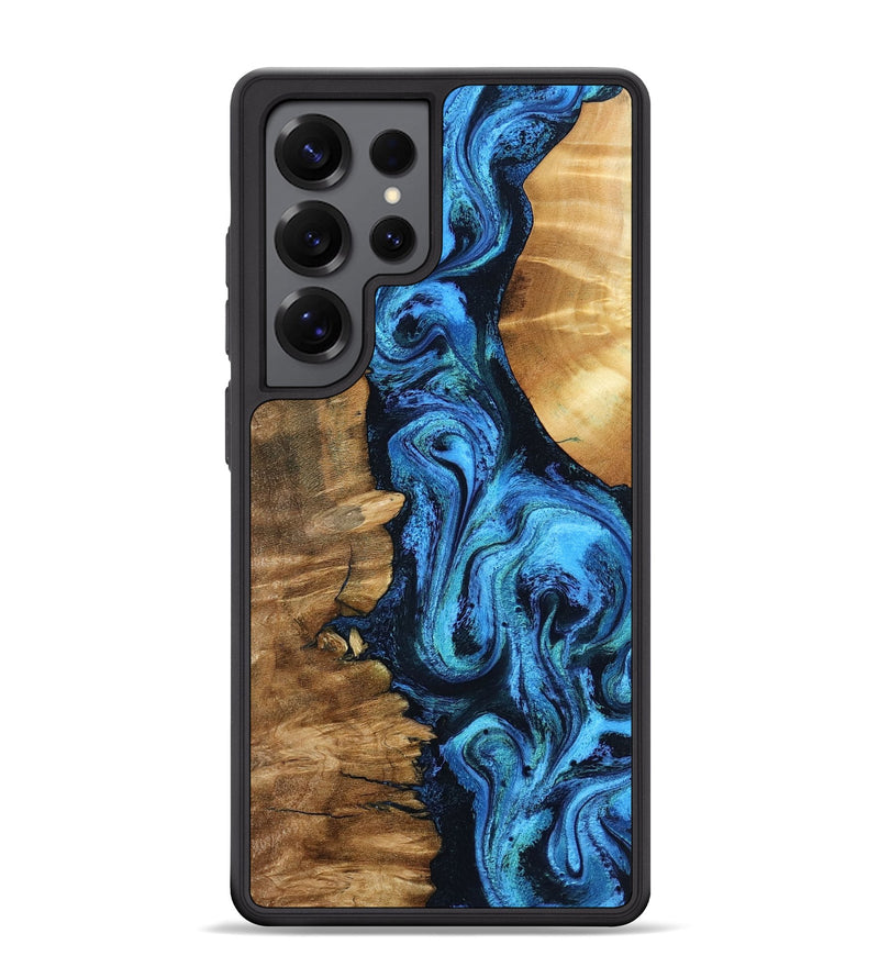 Galaxy S25 Ultra Wood Phone Case - Alondra (Blue, 799003)
