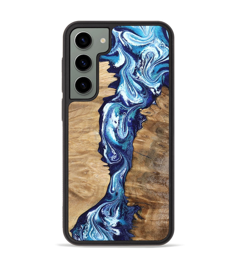 Galaxy S23 Plus Wood Phone Case - Coretta (Blue, 799005)