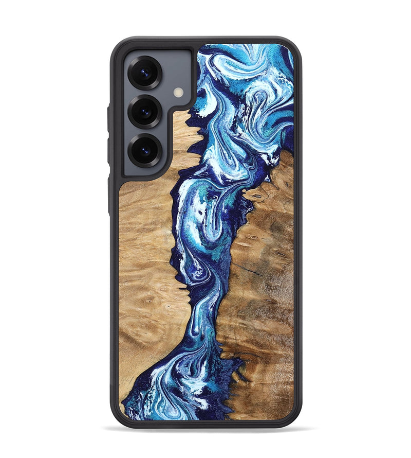 Galaxy S25 Plus Wood Phone Case - Coretta (Blue, 799005)