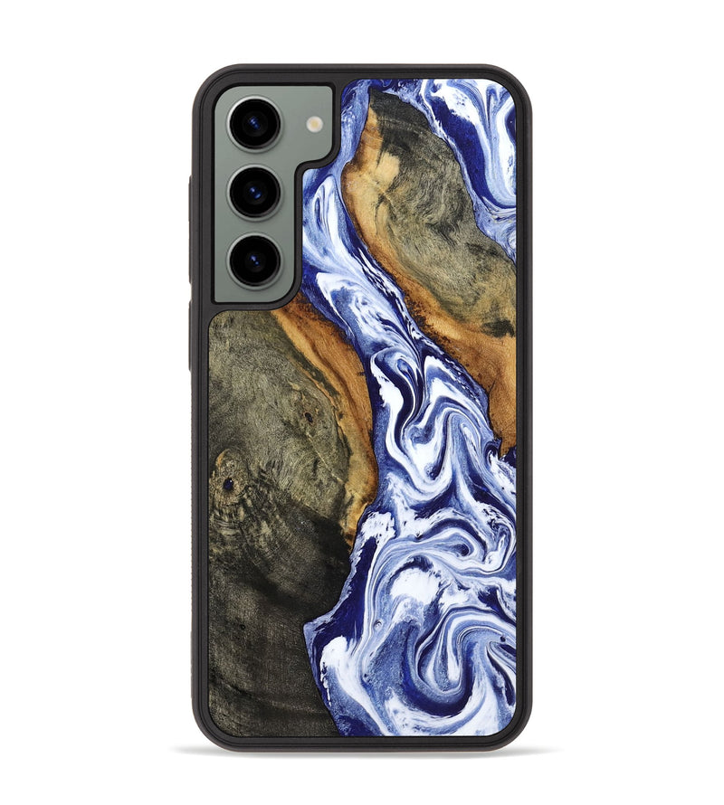 Galaxy S23 Plus Wood Phone Case - Jones (Blue, 799006)