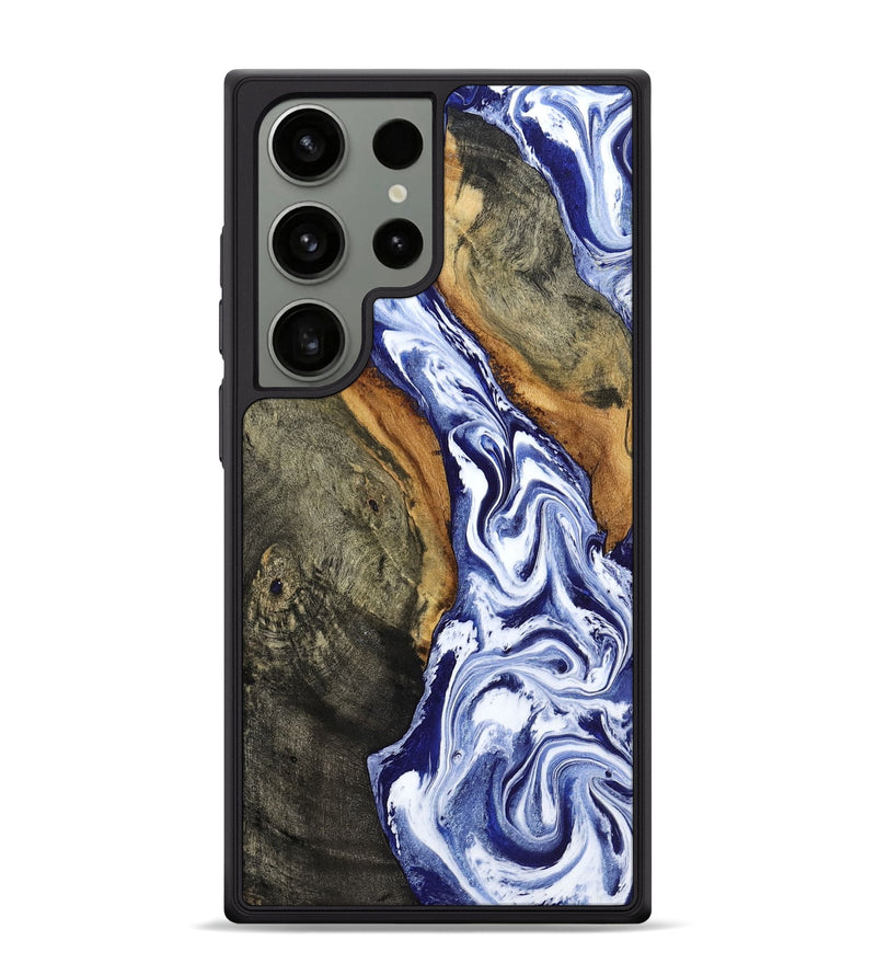 Galaxy S24 Ultra Wood Phone Case - Jones (Blue, 799006)