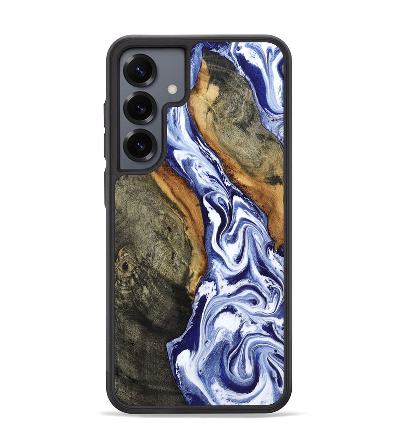 Galaxy S25 Plus Wood Phone Case - Jones (Blue, 799006)