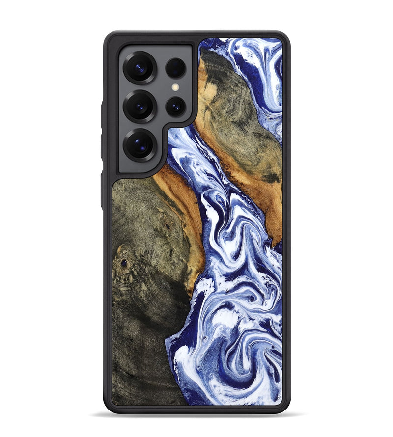 Galaxy S25 Ultra Wood Phone Case - Jones (Blue, 799006)