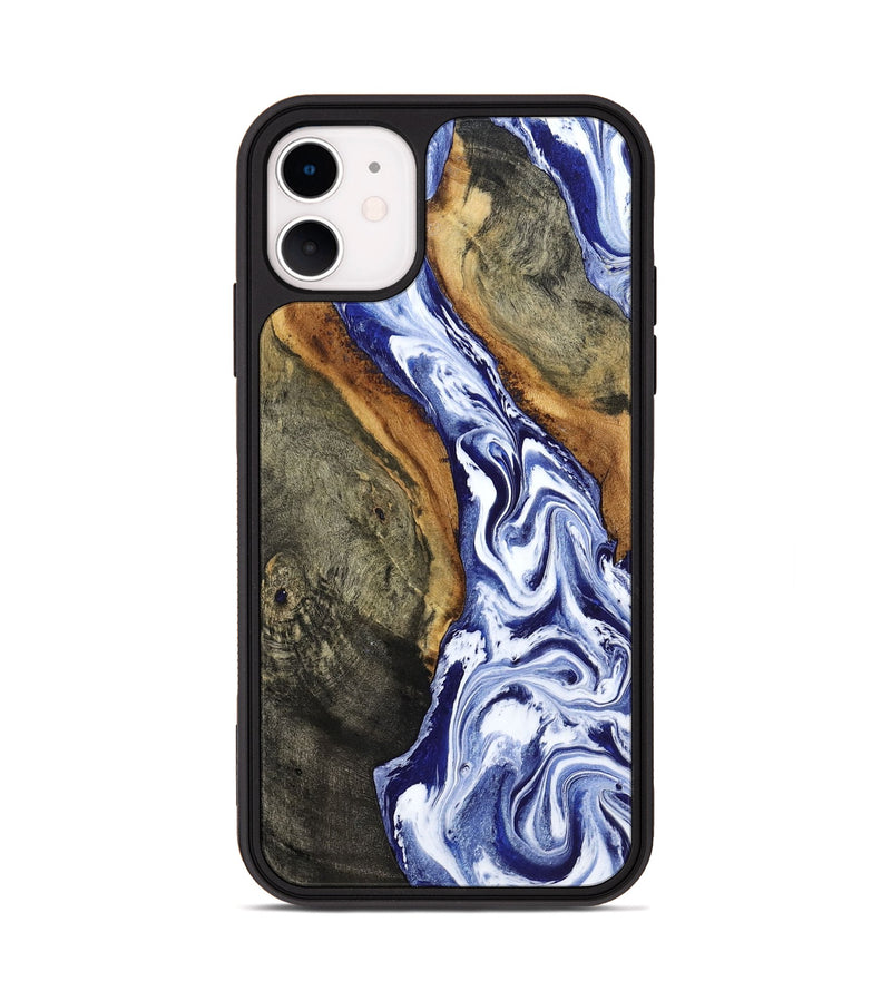 iPhone 11 Wood Phone Case - Jones (Blue, 799006)