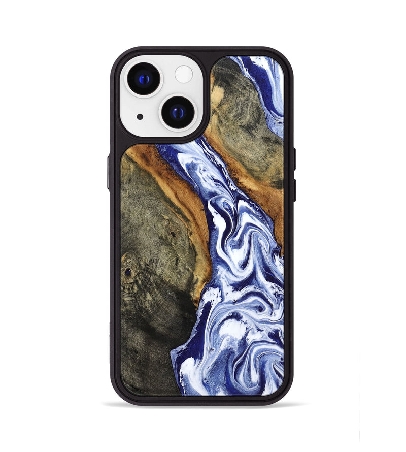 iPhone 13 Wood Phone Case - Jones (Blue, 799006)