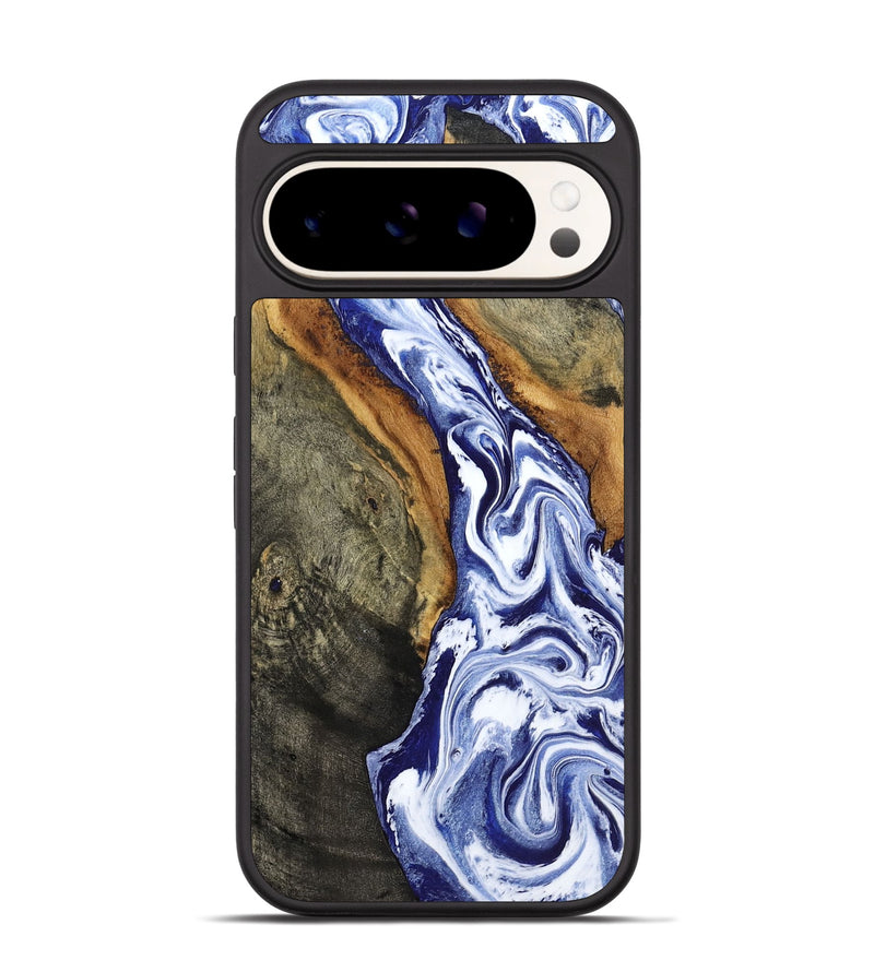 Pixel 9 Pro Wood Phone Case - Jones (Blue, 799006)