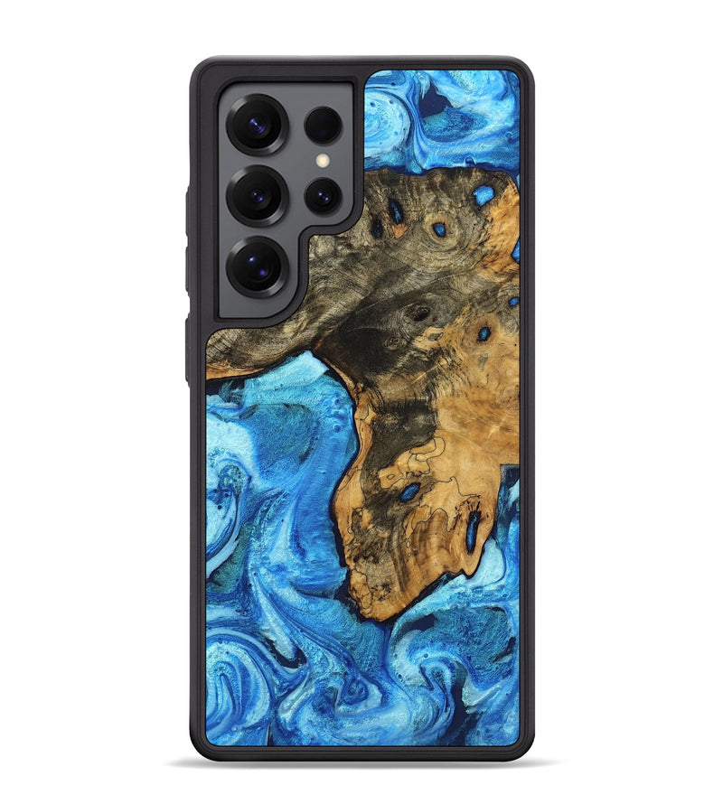 Galaxy S25 Ultra Wood Phone Case - Elliana (Blue, 799008)