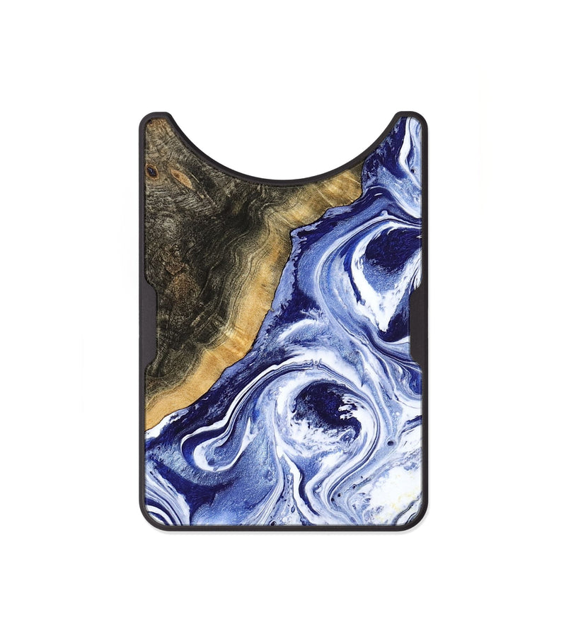 Alloy Wood Wallet - Tiffani (Blue, 799009)