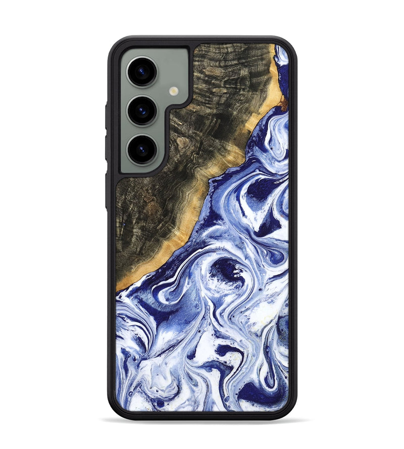 Galaxy S24 Plus Wood Phone Case - Tiffani (Blue, 799009)