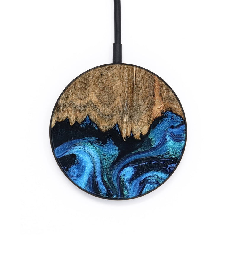 Circle Wood Wireless Charger - Patrice (Blue, 799010)