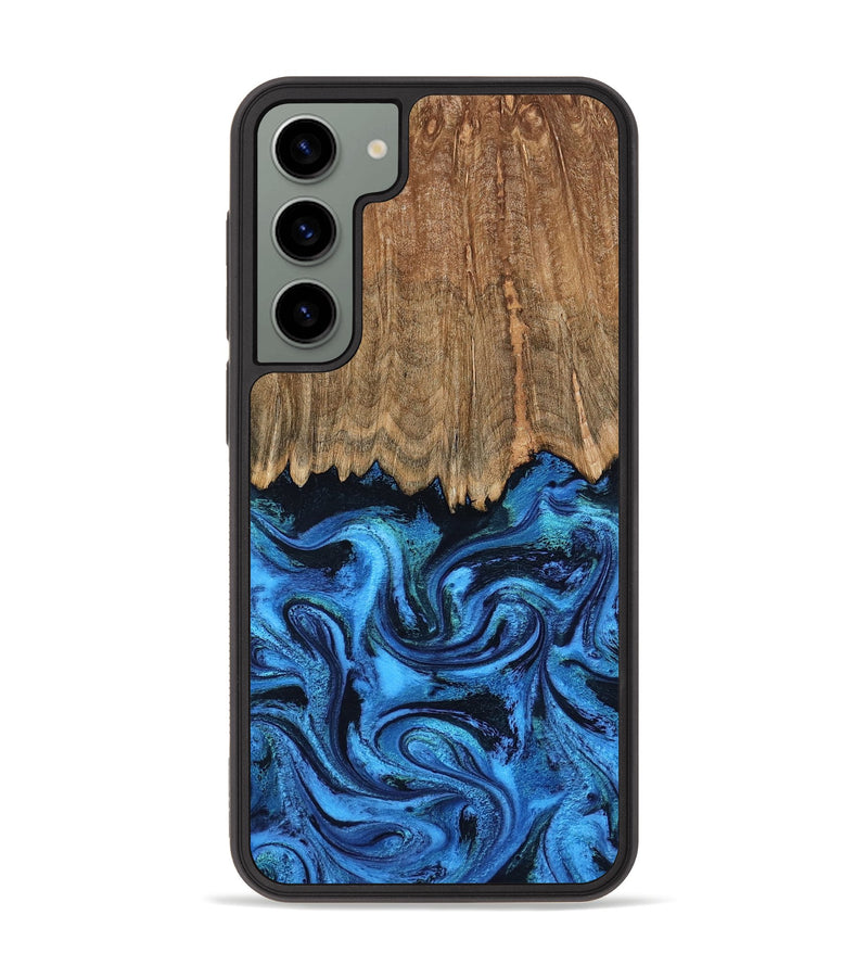 Galaxy S23 Plus Wood Phone Case - Patrice (Blue, 799010)