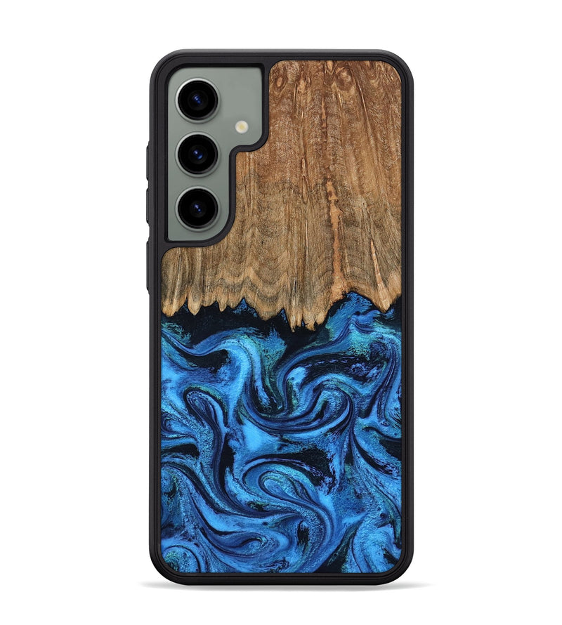 Galaxy S24 Plus Wood Phone Case - Patrice (Blue, 799010)