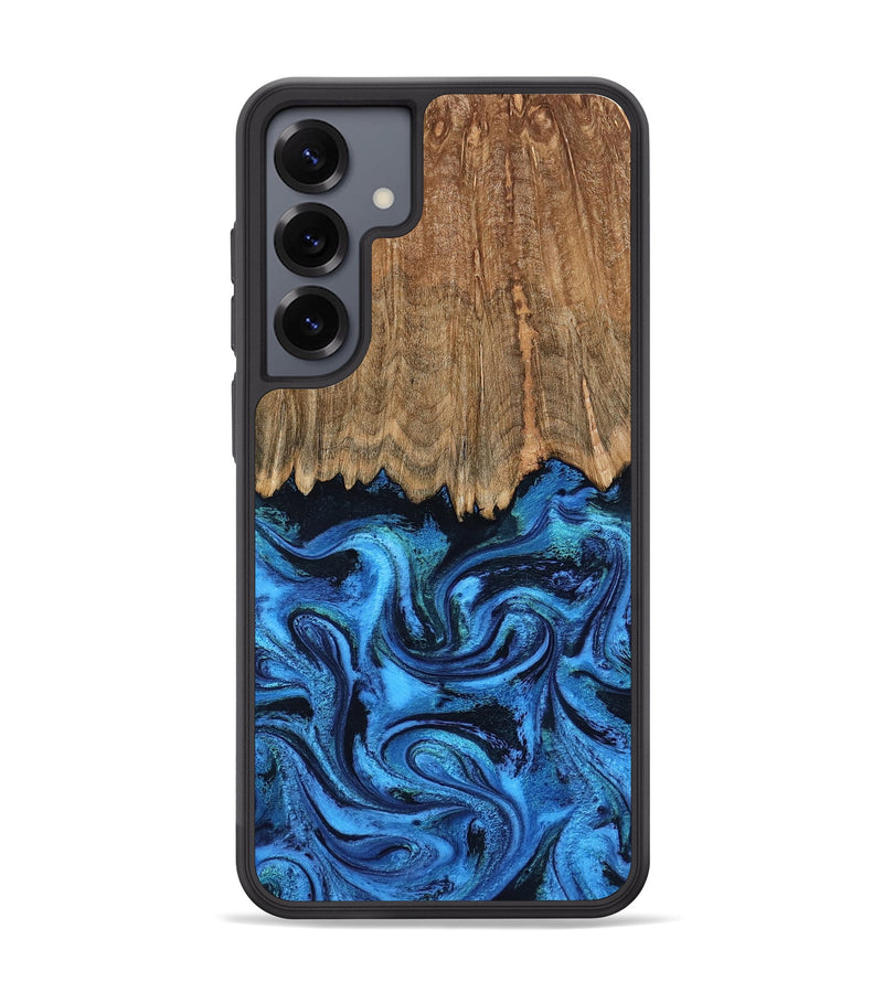 Galaxy S25 Plus Wood Phone Case - Patrice (Blue, 799010)