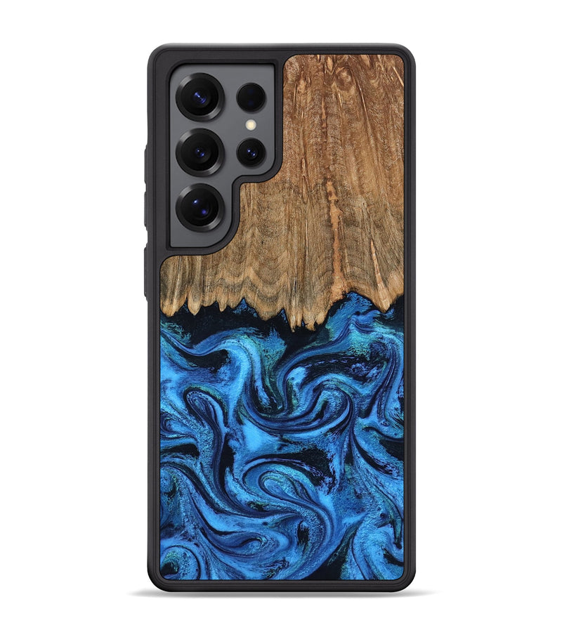 Galaxy S25 Ultra Wood Phone Case - Patrice (Blue, 799010)