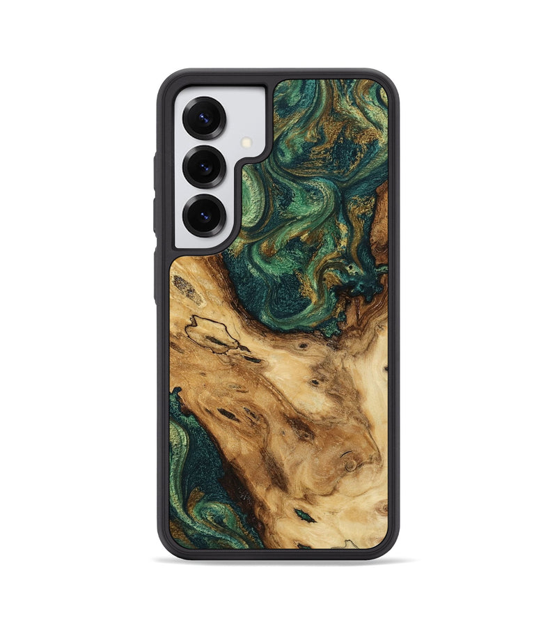 Galaxy S25 Wood Phone Case - Devonta (Green, 799013)