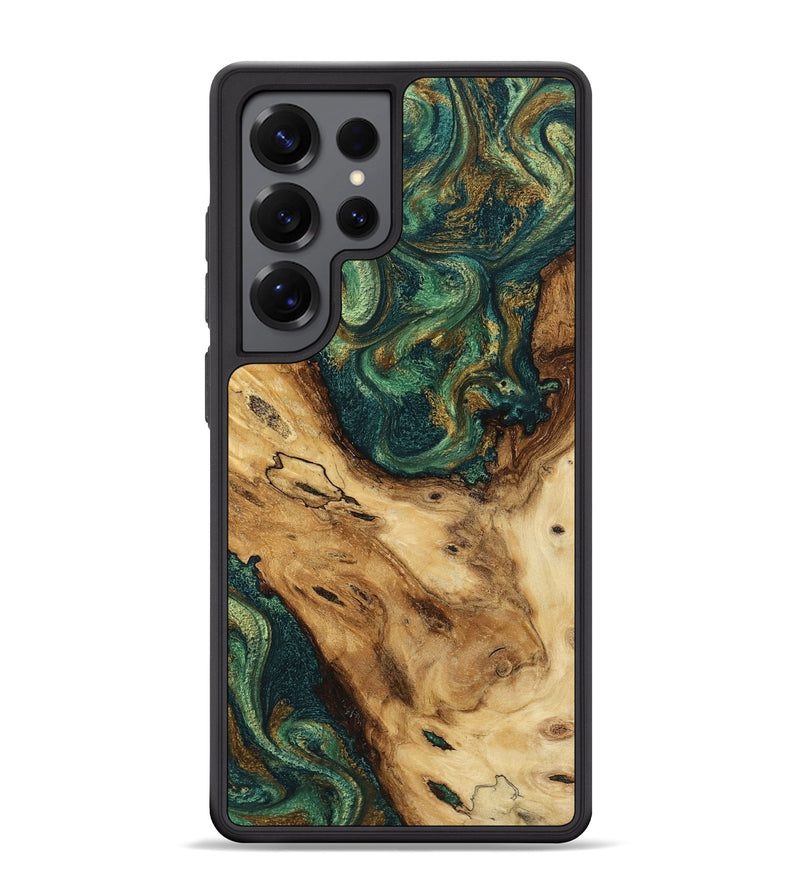 Galaxy S25 Ultra Wood Phone Case - Devonta (Green, 799013)