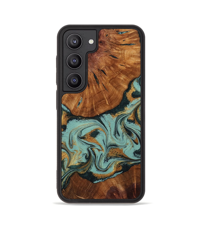 Galaxy S23 Wood Phone Case - Harland (Green, 799015)