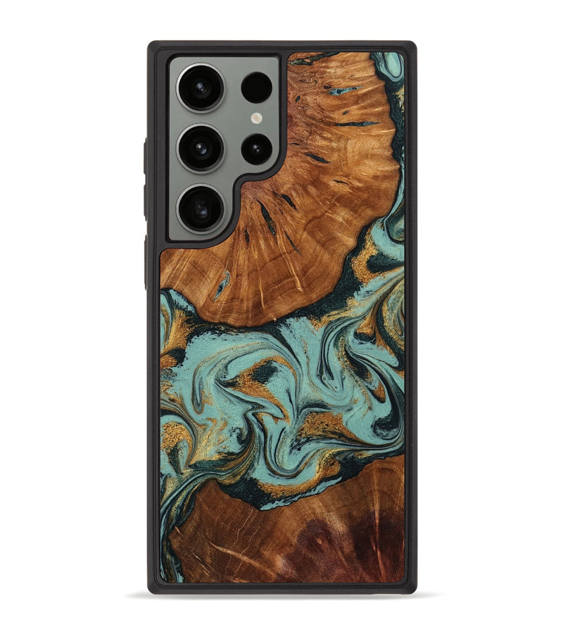 Galaxy S23 Ultra Wood Phone Case - Harland (Green, 799015)