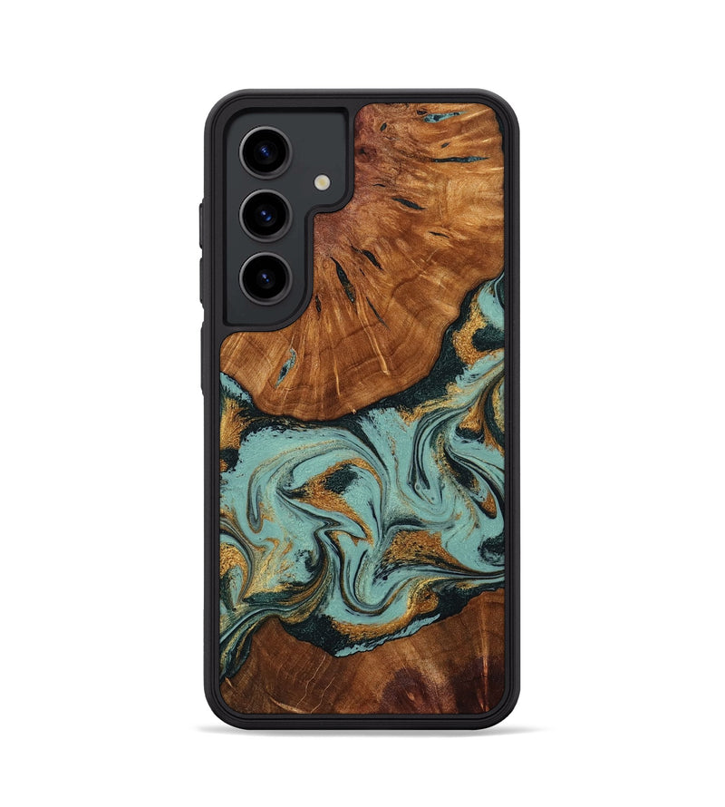 Galaxy S24 Wood Phone Case - Harland (Green, 799015)