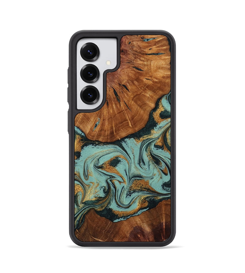 Galaxy S25 Wood Phone Case - Harland (Green, 799015)