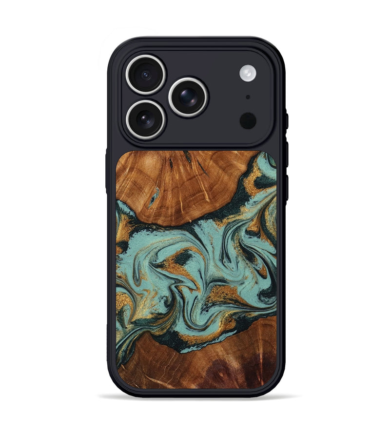 iPhone 17 Pro Wood Phone Case - Harland (Green, 799015)