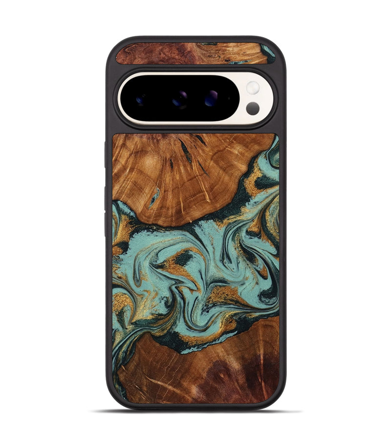 Pixel 9 Pro Wood Phone Case - Harland (Green, 799015)