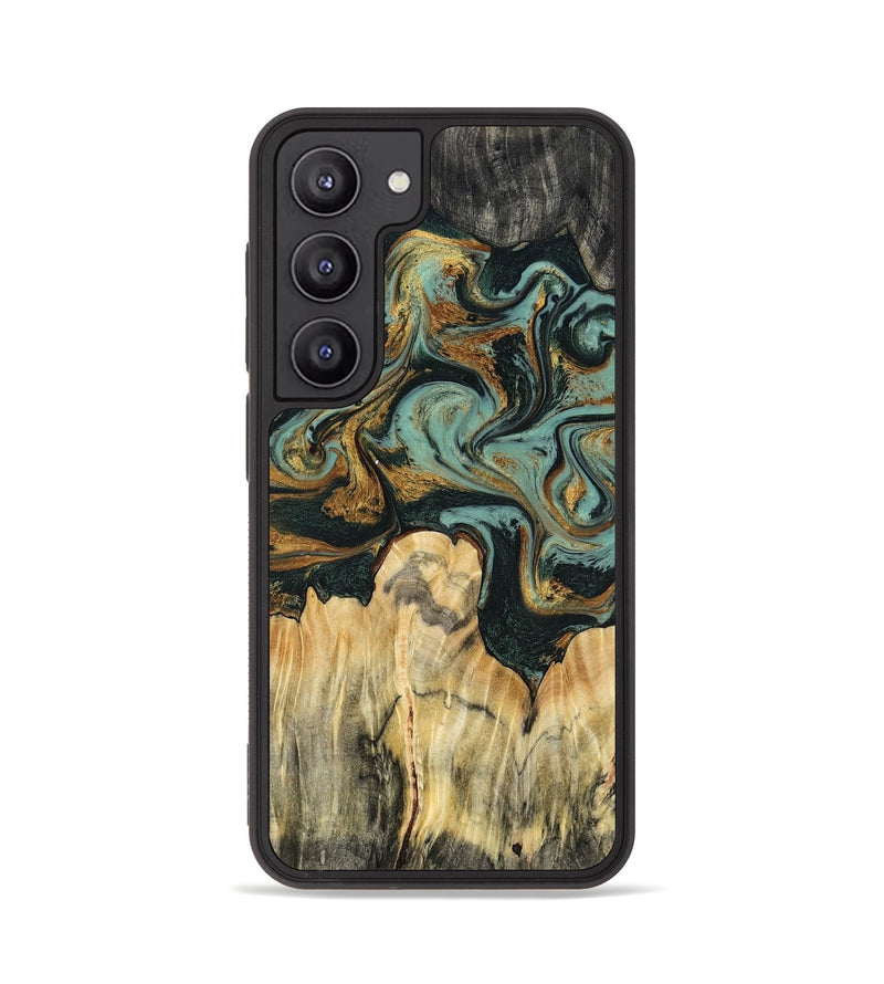 Galaxy S23 Wood Phone Case - Vikki (Green, 799017)