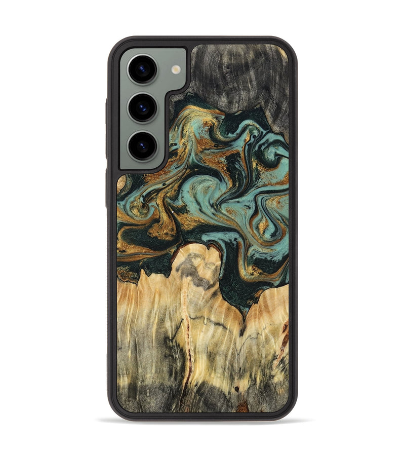 Galaxy S23 Plus Wood Phone Case - Vikki (Green, 799017)