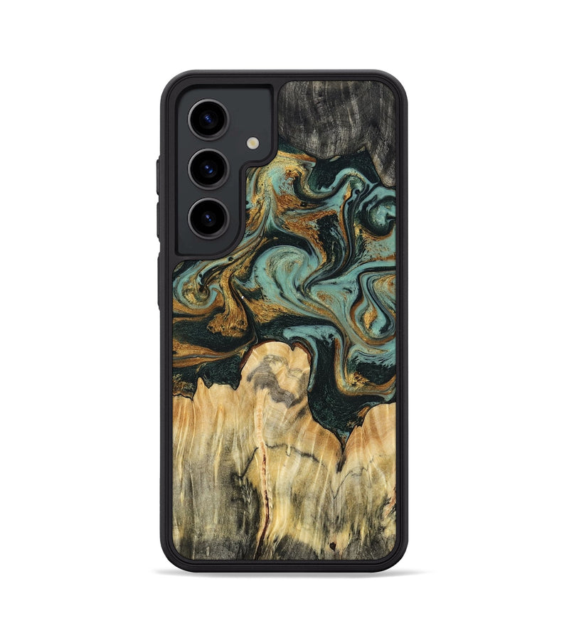 Galaxy S24 Wood Phone Case - Vikki (Green, 799017)