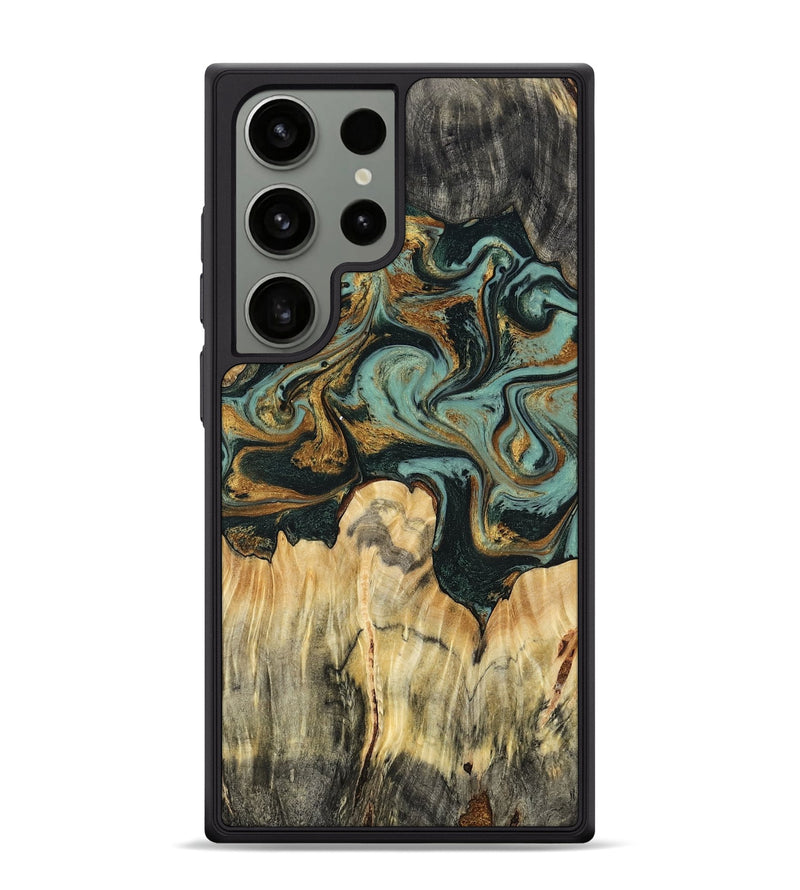 Galaxy S24 Ultra Wood Phone Case - Vikki (Green, 799017)