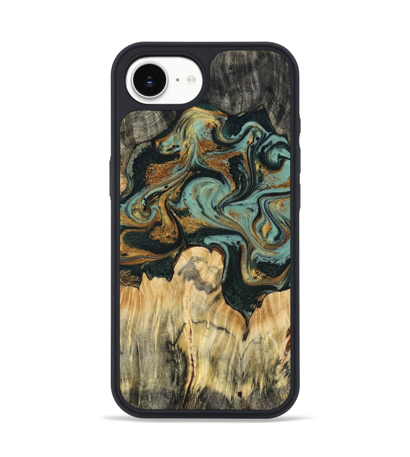 iPhone 16e Wood Phone Case - Vikki (Green, 799017)