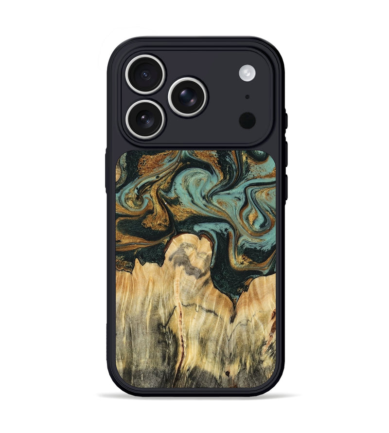 iPhone 17 Pro Wood Phone Case - Vikki (Green, 799017)