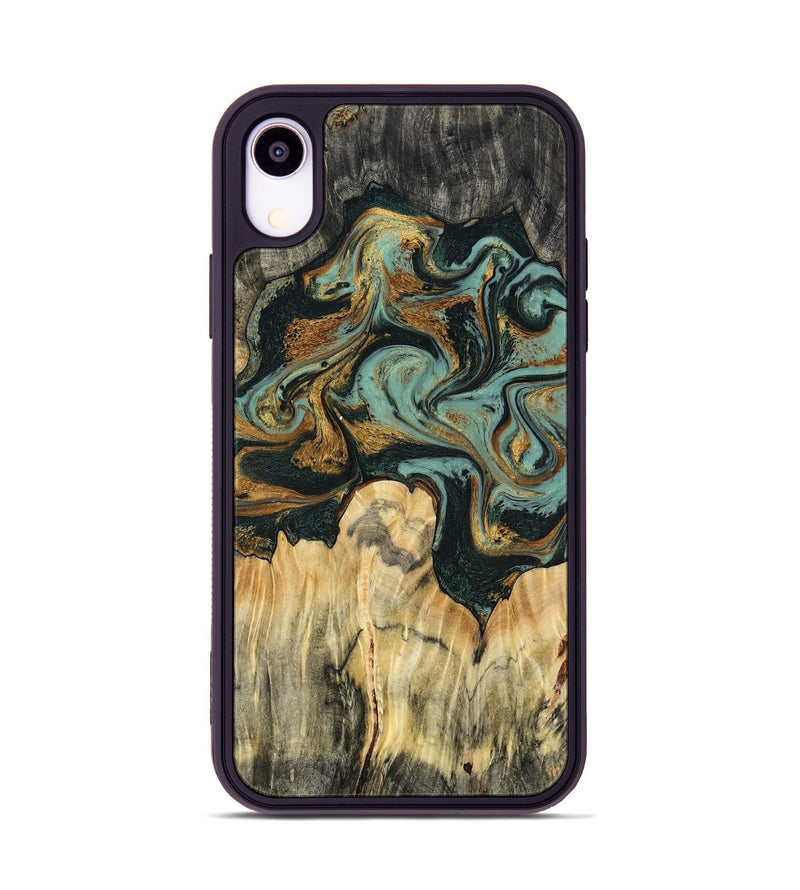 iPhone Xr Wood Phone Case - Vikki (Green, 799017)