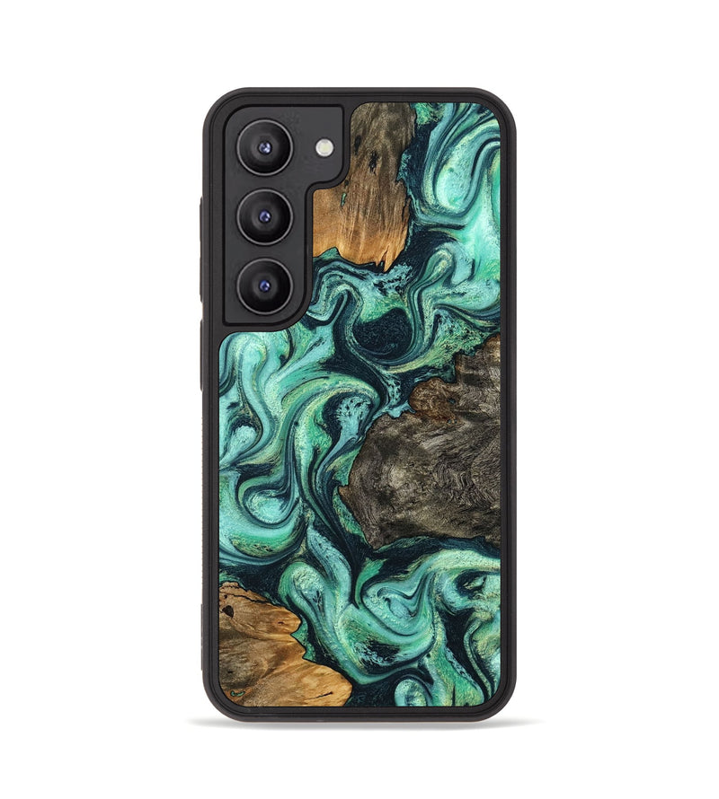 Galaxy S23 Wood Phone Case - Luther (Green, 799018)