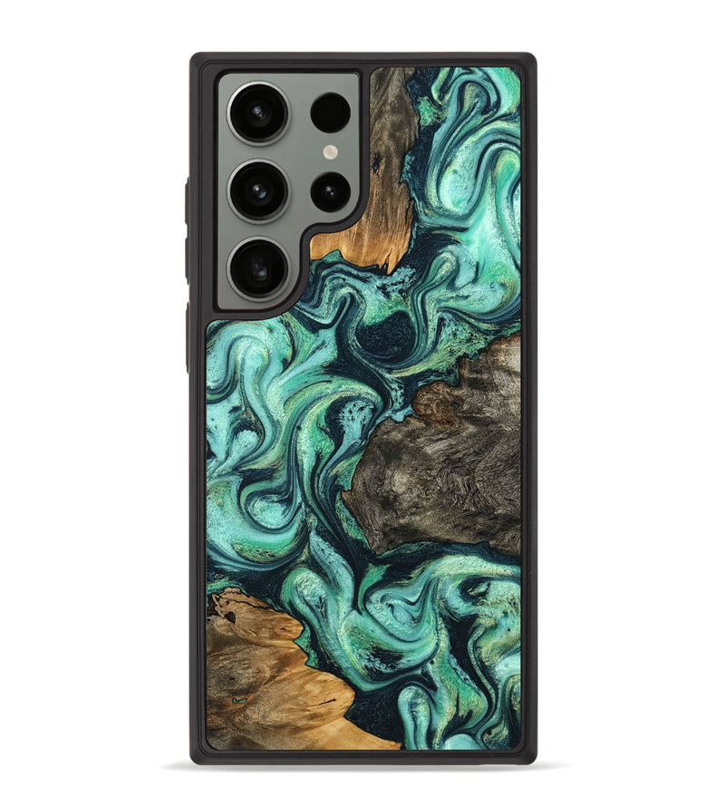 Galaxy S23 Ultra Wood Phone Case - Luther (Green, 799018)
