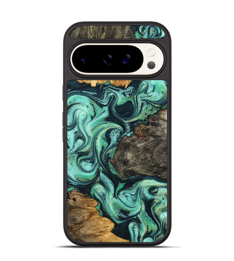 Pixel 9 Pro Wood Phone Case - Luther (Green, 799018)