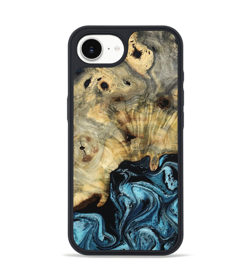 iPhone 16e Wood Phone Case - Azul (Blue, 799020)