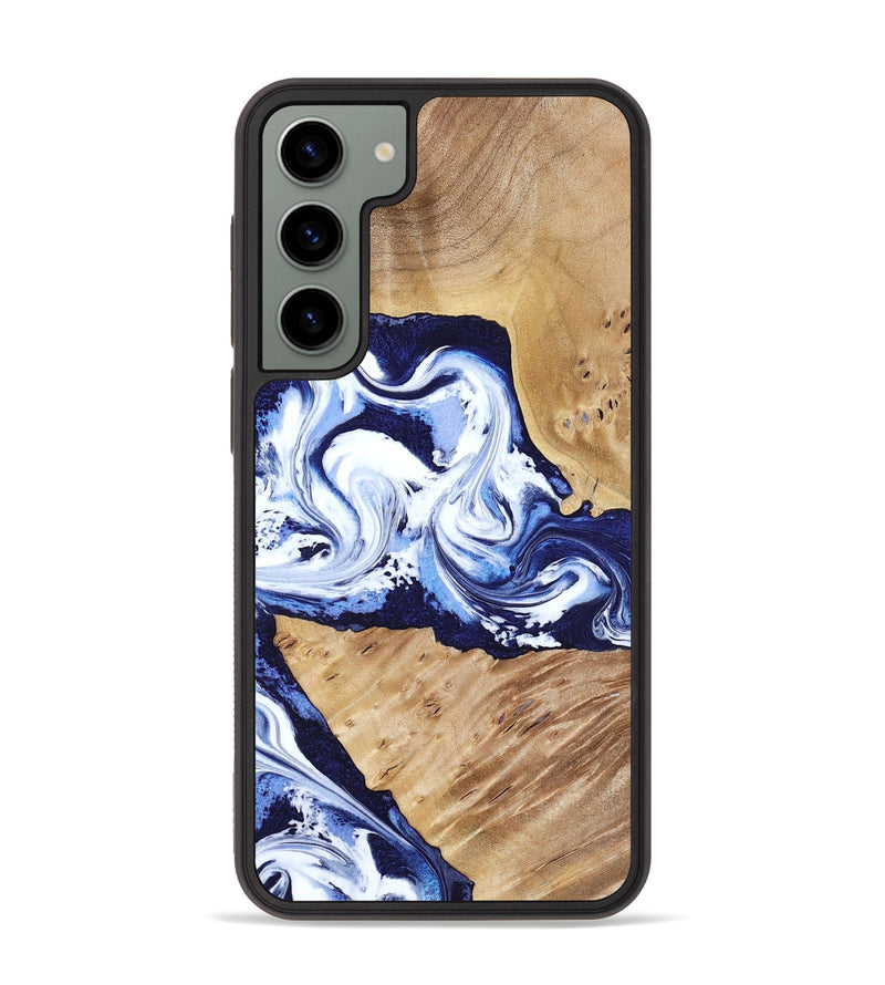 Galaxy S23 Plus Wood Phone Case - Amoura (Blue, 799022)