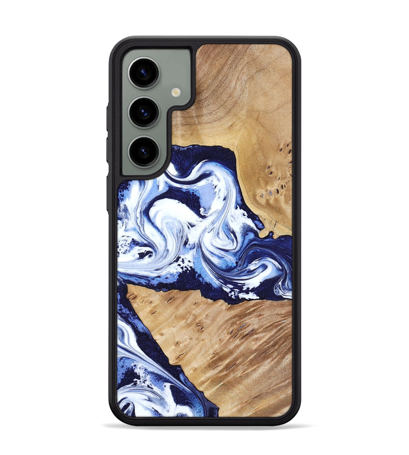 Galaxy S24 Plus Wood Phone Case - Amoura (Blue, 799022)