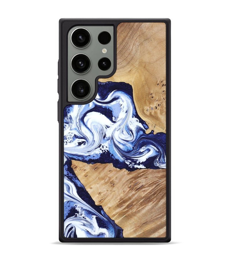 Galaxy S24 Ultra Wood Phone Case - Amoura (Blue, 799022)