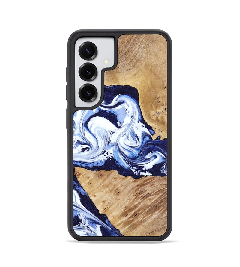 Galaxy S25 Wood Phone Case - Amoura (Blue, 799022)