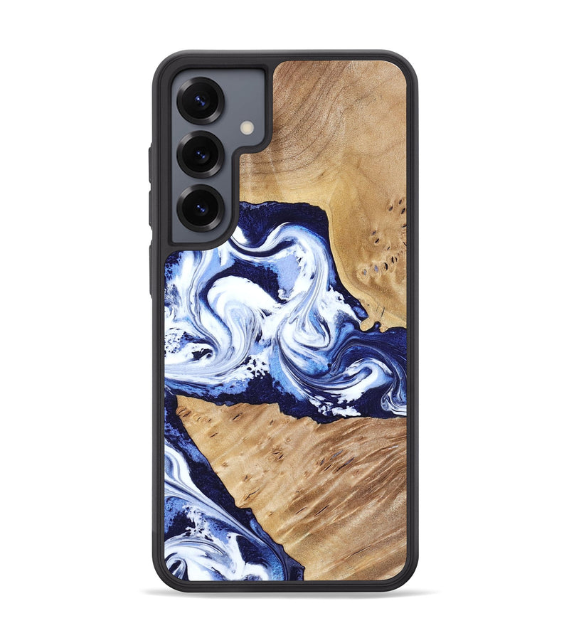 Galaxy S25 Plus Wood Phone Case - Amoura (Blue, 799022)
