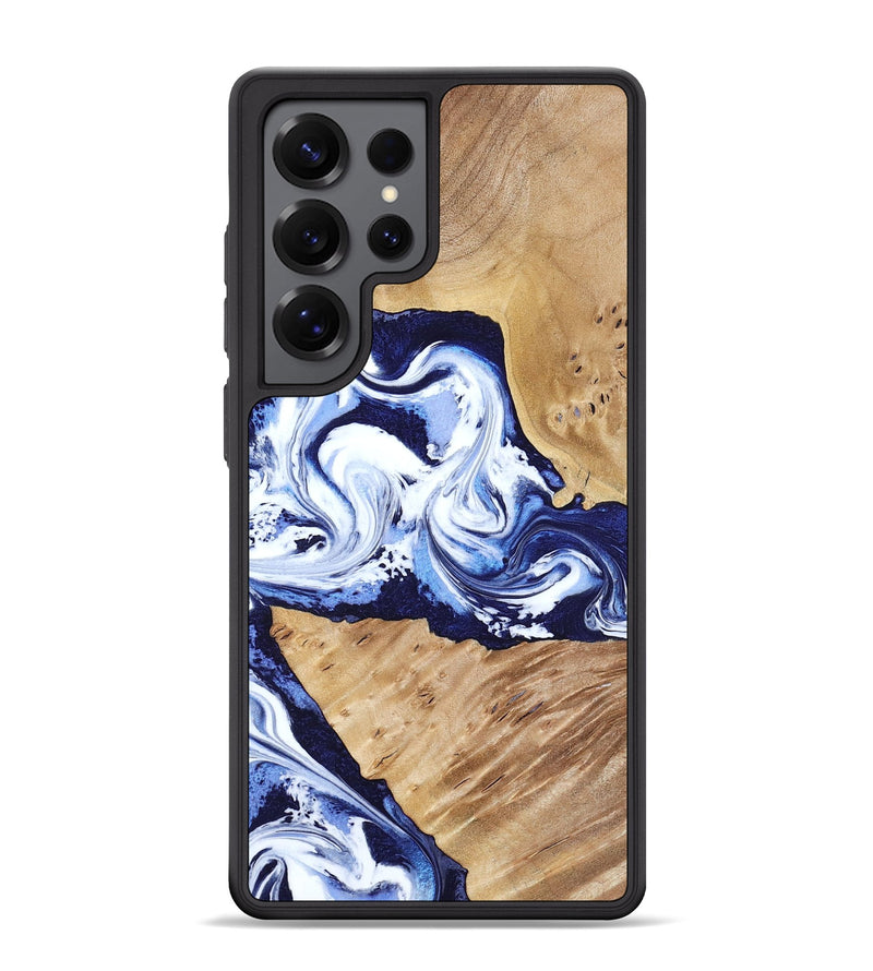 Galaxy S25 Ultra Wood Phone Case - Amoura (Blue, 799022)