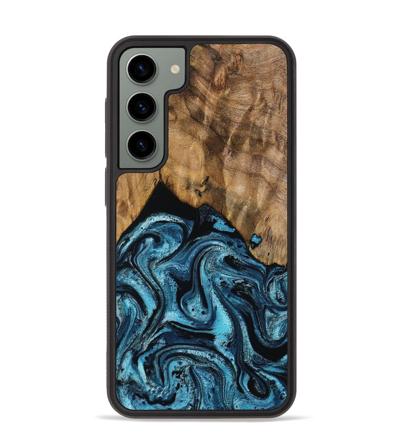 Galaxy S23 Plus Wood Phone Case - Sharyn (Blue, 799023)