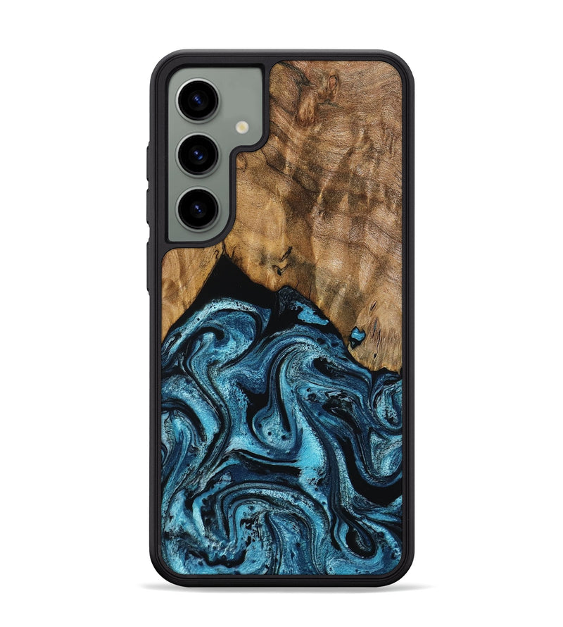 Galaxy S24 Plus Wood Phone Case - Sharyn (Blue, 799023)