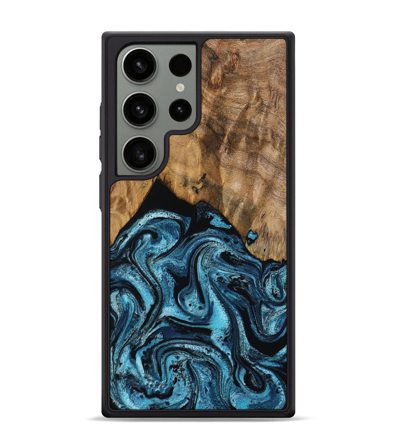 Galaxy S24 Ultra Wood Phone Case - Sharyn (Blue, 799023)