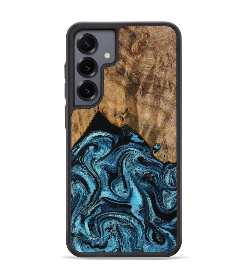Galaxy S25 Plus Wood Phone Case - Sharyn (Blue, 799023)