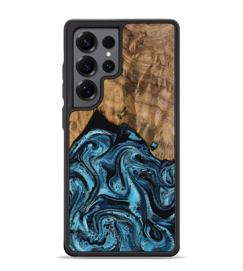 Galaxy S25 Ultra Wood Phone Case - Sharyn (Blue, 799023)