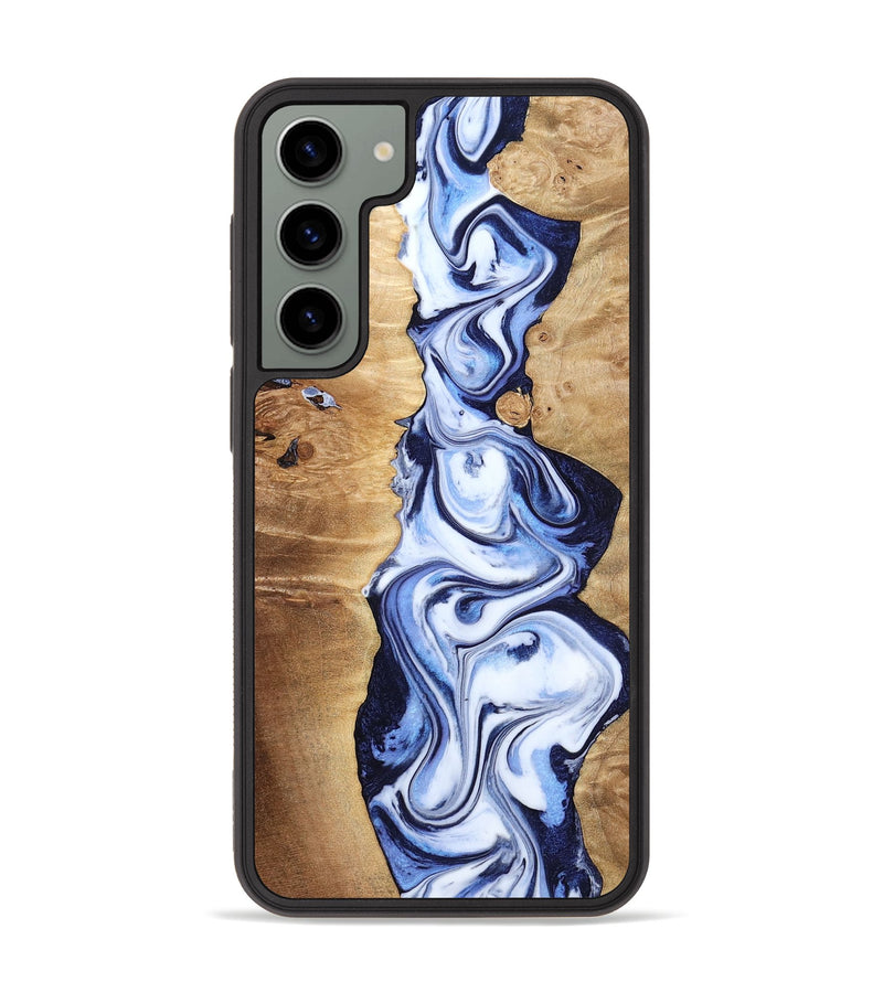 Galaxy S23 Plus Wood Phone Case - Fannie (Blue, 799024)