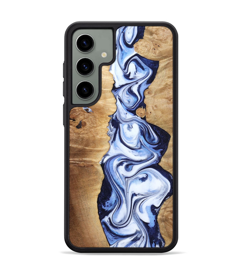 Galaxy S24 Plus Wood Phone Case - Fannie (Blue, 799024)